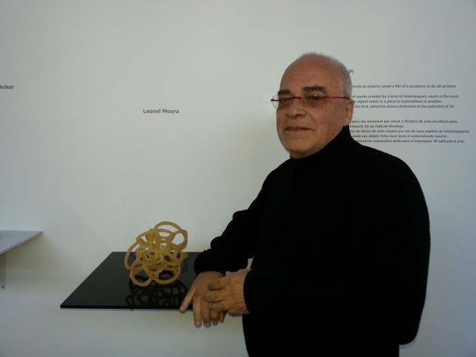 Beam Me Up curator and artist Leonel Moura