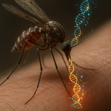 CRISPR Gene Drive with Mosquito Biovectors